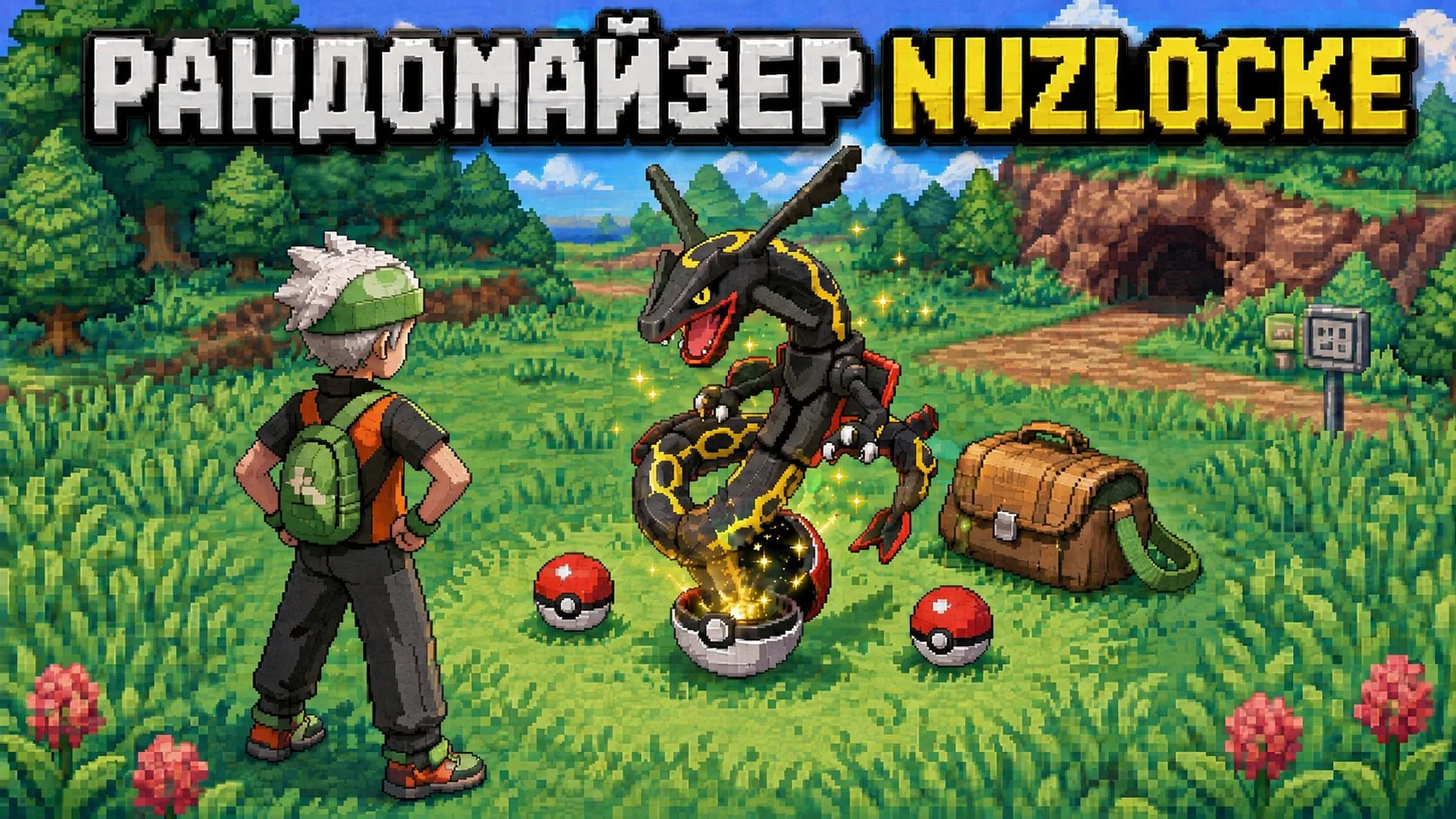 Пиксельная обложка Рандомайзер Nuzlocke